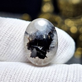 تصویر نگین سنگ عقیق ژئود معدنی خراسانی نمونه خاص کد S3588 