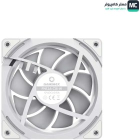تصویر فن کیس گیم مکس FN12A C8I White GAMEMAX FN12A C8I White 120mm ARGB Case Fan