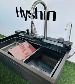 تصویر سینک پیانویی پنج کلید دودی (سینک پنج کلید )با تمام تجهیزات و بهترین کیفیت 