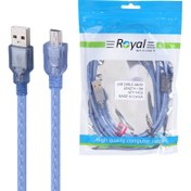 تصویر کابل تبدیل فلش USB به V3 رویال Royal 0.3M 