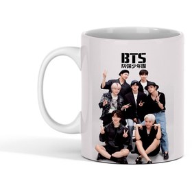 تصویر ماگ سرامیکی طرح bts 1 