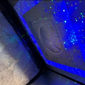 تصویر چراغ خواب فضانورد کهکشانی با کنترل 