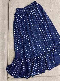 تصویر دامن پینترسی کرپ الیزه زنانه قد 80 Pintresy crepe elysee skirt for women