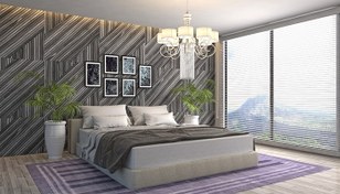 تصویر تصویر دکوراسیون اتاق خواب با طراحی مدرن 