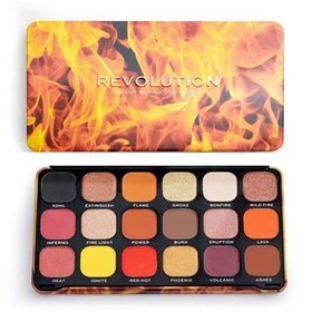 تصویر پالت سایه چشم مدل Forever Flawless Fire رولوشن Revolution Forever Flawless Fire Eyeshadow Palette