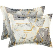 تصویر روبالشی آدنو مدل مرمر کد CH149 بسته 2 عددی 