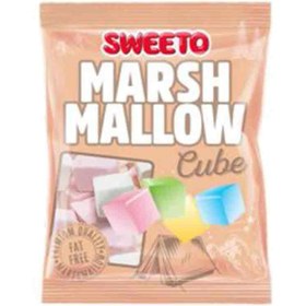 تصویر مارشمالو سویتو Sweeto Marshmallow Cube با طرح مکعب 140 گرم پاستیل sweeto