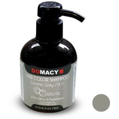 تصویر شامپو رنگساژ خاکستری سرامیکی 8.11 دوماسی 