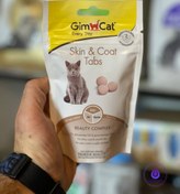 تصویر قرص تقویت کننده پوست و مو گربه جیم کت Gim Cat Tablets to strengthen the skin and hair of cats Gim Cat