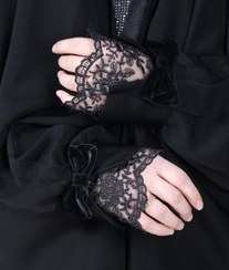 تصویر چادر مشکی عربی جواهردوزی هستی (آماده سازی 7 روز کاری) کد 12074 