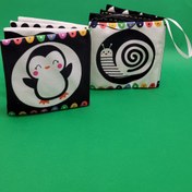 تصویر کتاب پارچه ای سیاه و سفید چشماتو بازکن سوت دار خش خشی - چشماتو بازکن 