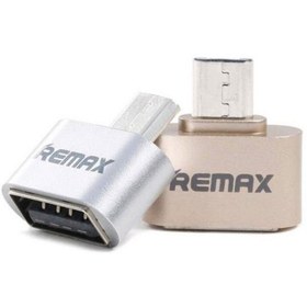 تصویر تبدیل OTG ریمکس مدل RA-OTG Gold type B Remax RA-OTG Connector Gold