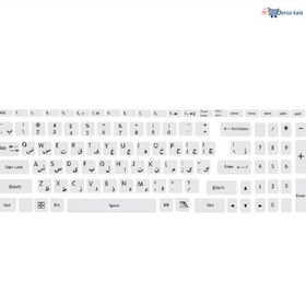 تصویر برچسب حروف فارسی کیبورد مدل T-kh Keyboard stickers