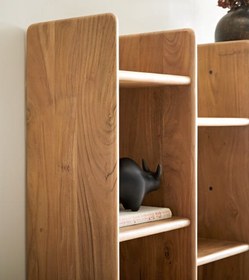 تصویر کتابخانه چوبی a126 