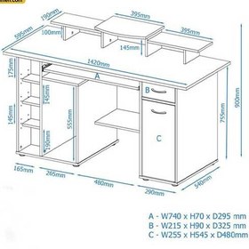 تصویر میز گیمینگ کد DGP31 