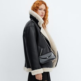 تصویر کیف دوشی ورنی منگو (MANGO) 