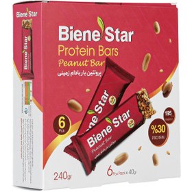 تصویر پروتئین بار بادام زمینی - بسته ۶ عددی Peanut Protein Bar