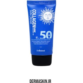 تصویر ضد آفتاب کلاژن Laser Sunscreen100 - 70ml برند Eshumi ساخت کره جنوبی 