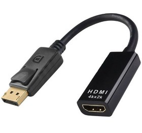 تصویر تبدیل DISPLAY PORT به HDMI Display Port to HDMI 4K Conversion cable