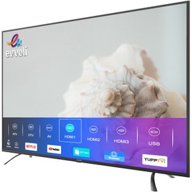 تصویر تلویزیون QLED هوشمند 50 اینچ ایوولی مدل 50EV250QA Evvoli 50inch 4k QLED Smart TV 50EV250QA