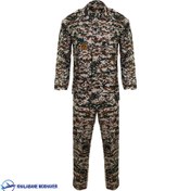 تصویر لباس بسیجی کامپیوتر سبز 