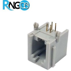 خرید و قیمت سوکت تلفن روبردی Rj11 4P4C رایت | ترب