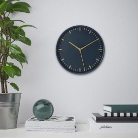 تصویر ساعت دیواری سرمه ای SKARIG SKARIG navy blue wall clock