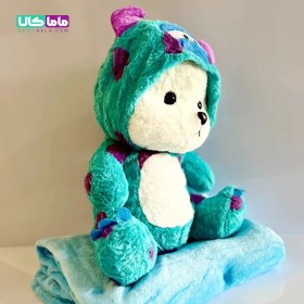 تصویر عروسک خرس سالیوان پتودار سایز ۵۰ سانتی‌متر 