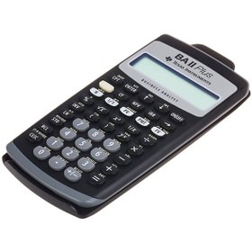تصویر ماشین حساب مالی Texas Instruments BA II Plus، مشکی ا Texas Instruments BA II Plus Financial Calculator, Black Medium Texas Instruments BA II Plus Financial Calculator, Black Medium