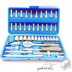 تصویر جعبه بکس و آچار 46 پارچه 46pcs-socket-tools-set-boss