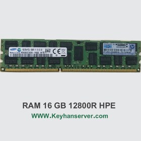 تصویر رم سرور 16 گیگابایتی اچ پی HP RAM 16GB 12800R با پارت نامبر 713985-B21 
