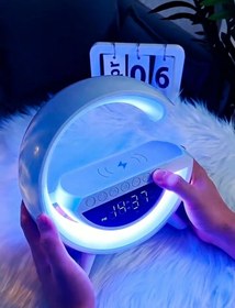 تصویر چراغ خواب و اسپیکر وایرلس مدل G 