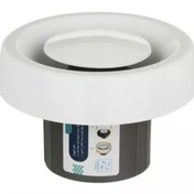 تصویر هواکش 10سایلنت گرد سفید 