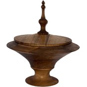 تصویر شکلات خوری چوبی زحل قطر 25 