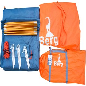 تصویر چادر 2 به 3 نفره Berg مدل 1103 Berg model 1103 tent for 2 to 3 people