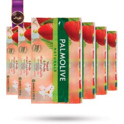 تصویر 6 بسته صابون پالمولیو Palmolive مدل ماست و میوه ها Yogurt & Fruits پک 6تایی (اورجینال) 