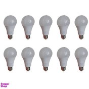 تصویر لامپ ال ای دی 15 وات نمانور پایه E27 کد KH-01 بسته 10 عددی 