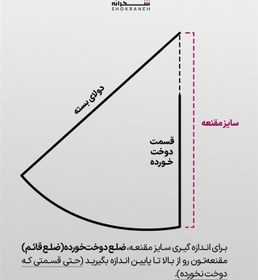 تصویر مقنعه کرپ مشکی و سر مه ای قد85 