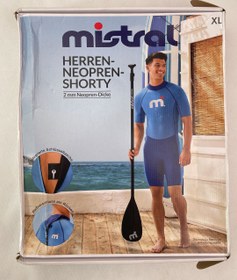 تصویر ( وتسوت ) لباس غواصی و ورزش های آبی ۳ میل Mistral مردانه نیم تنه کد ۱۷ - ایکس لارج(XL) Neoprene wetsuit