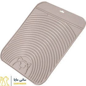 تصویر کف پوش جلو ظرف خاک گربه Cat Litter Mat 