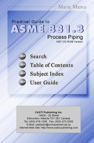 تصویر دانلود کتاب CASTI Guide to Asme B31.3 - Process Piping 1999 کتاب انگلیسی راهنمای CASTI برای Asme B31.3 - Process Piping 1999