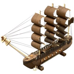 تصویر کشتی چوبی سایز بزرگ 