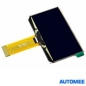 تصویر نمایشگر OLED تک رنگ 2.42 اینچ دارای ارتباط SPI/IIC/Parallel و چیپ درایور SSD1309 با کابل فلت 24 پین Plug In 