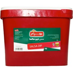 تصویر سس دیپ سالسا 9 کیلویی مهرام دبه 