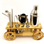 تصویر ست بار سرد ۱۳ تکه استیل با پایه کالسکه یونیک لایف 