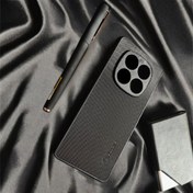 تصویر قاب ضد خش Xiaomi note 14 pro بدنه سوزنی چرمی محافظ لنز دار-کد 1733 