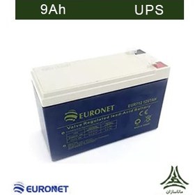 تصویر باتری 9 آمپرساعت UPS برند Euronet 