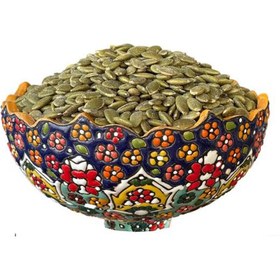 تصویر مغز تخمه کدو شور تازه شکن و امسالی