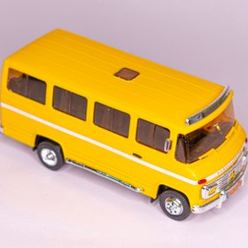 تصویر ماشین بازی مینی بوس مرسدس بنز - قرمز ا Mercedes-Benz minibus toy car Mercedes-Benz minibus toy car