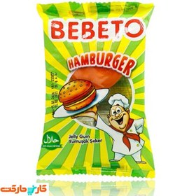 تصویر پاستیل فست فود 30 گرمی ببتو Bebeto fastfood 30 gr